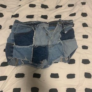 Patched shorts